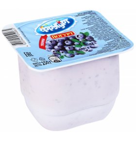 Йогурт Черника 2,5% Фругурт 250 гр