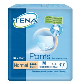 Подгузники-трусы Pants Normal M для взрослых Tena 10 шт