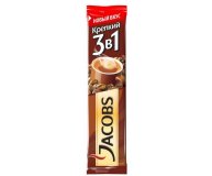 Кофе растворимый 3 в 1 Крепкий Jacobs 12 гр