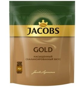 Кофе растворимый Jacobs Gold 70 гр