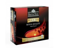 Чай Королевское качество черный Beta Tea 100 пак х 1,5 гр