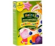 Каша многозерновая Heinz молочная абрик-слива-черник 200г