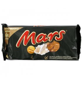 Батончики Mars шоколадные мультипак 6*40,5г/уп