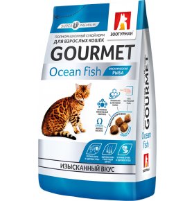 Корм сухой для кошек океаническая рыба Зоогурман 350 гр