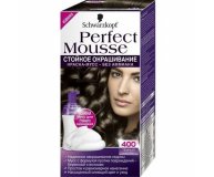 Краска-мусс для волос 400 Темный каштан Perfect mousse 92,5 мл