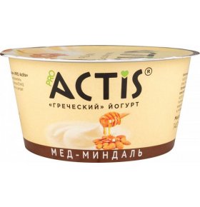 Йогурт Греческий из топленого молока мед миндаль 6% Actis Pro 140 гр