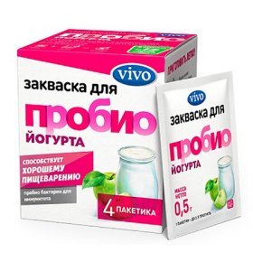 Закваска Пробио-Йогурт 0% Vivo 0,5 гр