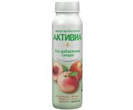 Йогурт питьевой Яблоко Персик без сахара Активиа 260 гр