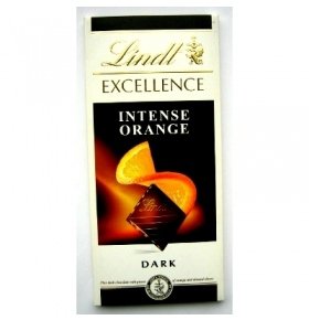 Шоколад Lindt Excellence швейцарский с апельсином 100г