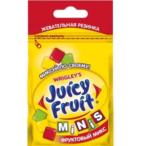 Резинка жевательная Juicy Fruit Minis 15,9 гр