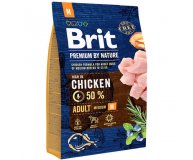 Корм для взрослых собак средних пород Brit 3 кг