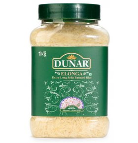 Пропаренный басмати рис Dunar Elonga Sella 1 кг