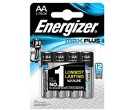 Батарейки алкалиновые Max Plus AA LR6 Energizer 4 шт