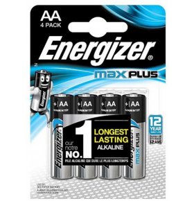 Батарейки алкалиновые Max Plus AA LR6 Energizer 4 шт