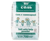 Водорослевая соль с ламинарией поваренная Гарнец 700 гр
