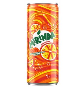 Напиток газированный со вкусом апельсина Mirinda 0,33л