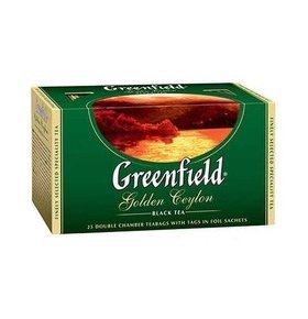 Чай Гринфилд Голд цейлон в пакетиках 25х2г