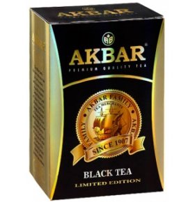 Чай черный байховый Akbar цейлонский крупнолистовой 250г