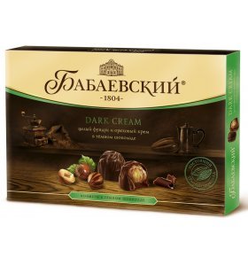 Конфеты целый фундук Dark cream Бабаевский 200 гр