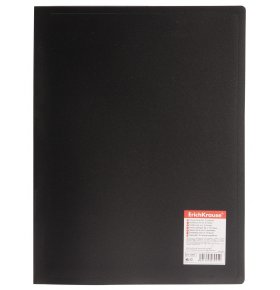 Папка Standard А4 с 40 прозрачными карманами, черная