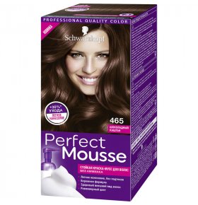 Краска-мусс для волос 465 Шоколадный каштан Perfect mousse 92,5 мл