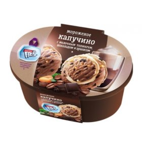 Мороженое ванильное с шоколадной крошкой Фабрика грез 400 гр
