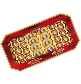 Шоколадные конфеты Kugeln подарочный набор с окном Мozart Mirabell 600 гр