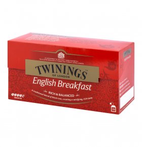 Чай черный Twinings Английский завтрак 25х 2г