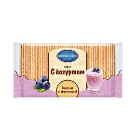 Вафли йогурт Коломенское 220 гр