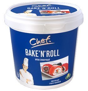 Крем сливочный для суши и чизкейков Chef Bake'n'Roll Arla 1,5 кг