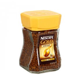 Кофе растворимый сублимированный Nescafe Gold 100% 47,5 г