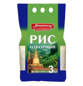 Рис Отборный Националь 3 кг
