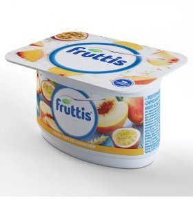 Продукт йогуртный Fruttis Сливочное лакомство персик-маракуйа-злаки 4,5% 115г