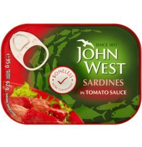 Сардины в томатном соусе John West 120 гр