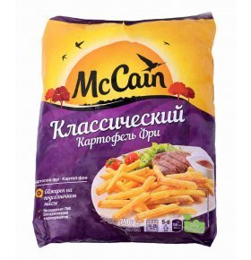 Картофель-фри золотистый классический McCain 750 гр