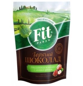Напиток Итальянская классика Лесной орех горячий шоколад на стевии Fit parad 200 гр