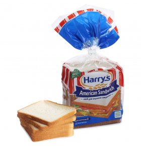 Хлеб Аmerican sandwich пшеничный Harry's 470 гр