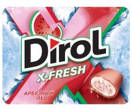 Жевательная резинка арбузный лед без сахара с арбузным вкусом Dirol X-Fresh 16 гр