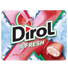 Жевательная резинка арбузный лед без сахара с арбузным вкусом Dirol X-Fresh 16 гр