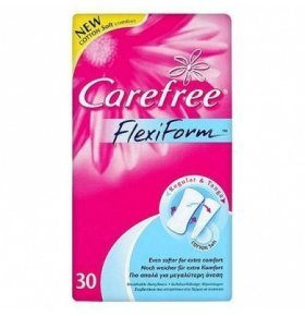 Прокладки ежедневные De Luxe Flexiform Carefree 30 шт