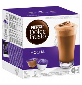 Кофе мокка в капсулах Dolce Gusto Nescafe 16 шт