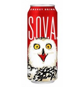 Энергетический напиток S.O.V.A. Classic 0,5 л