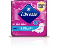 Прокладки Ultra Normal Deo с мягкой поверхностью Libresse 10  шт