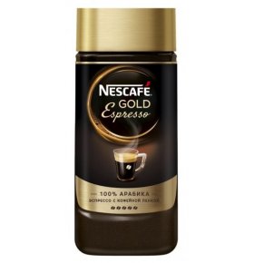 Кофе растворимый Gold Espresso с кофейной пенкой Nescafe 85 гр