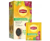 Чай черный Летнее настроение с цветками липы и ароматом винограда Lipton 25 пак х 1,5 гр
