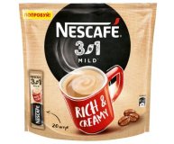 Растворимый кофе Nescafe 3 в 1 мягкий, в стиках, 50 шт х 14,5 гр