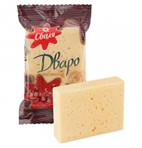 Сыр Дваро сливочный твердый 50% Сваля 125 гр