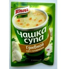 Суп Knorr грибной с сухариками 15,5г