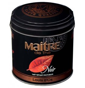Чай черный листовой Prince Noir Maitre 150 гр