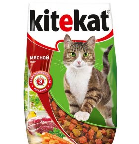Корм сухой для кошек мясной пир Kitekat 800 г
